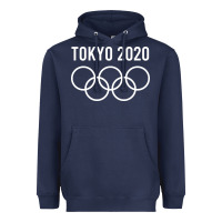 Navy OLYMPIC TOKYO 2020 Heavyweight Hoodie - artisFamous
