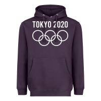 Plum OLYMPIC TOKYO 2020 Heavyweight Hoodie - artisFamous