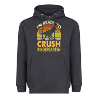 Smoke i'm ready to crush kindergarten dinosaur back to school kids t shirt Heavyweight Hoodie - artisFamous