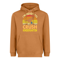 Meerkat i'm ready to crush kindergarten dinosaur back to school kids t shirt Heavyweight Hoodie - artisFamous