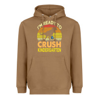 Toasted Coconut i'm ready to crush kindergarten dinosaur back to school kids t shirt Heavyweight Hoodie - artisFamous