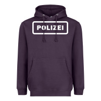 Plum polizei Heavyweight Hoodie - artisFamous