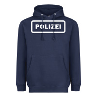 Navy polizei Heavyweight Hoodie - artisFamous