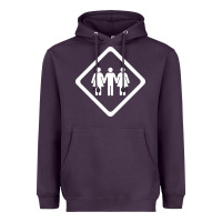 Plum threesome Heavyweight Hoodie - artisFamous