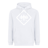White threesome Heavyweight Hoodie - artisFamous