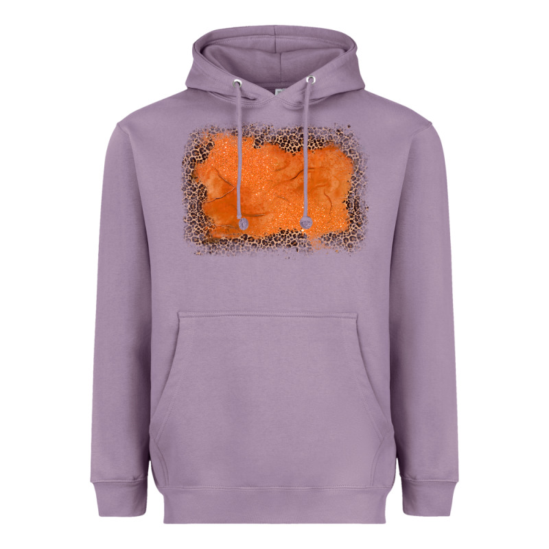 Gemstone Orange Leopard Background Heavyweight Hoodie by JahusDesignShop | Teevron
