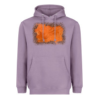 Lavender gemstone orange leopard background Heavyweight Hoodie - JahusDesignShop
