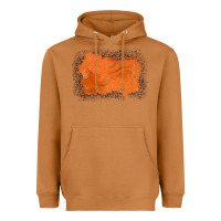 Meerkat gemstone orange leopard background Heavyweight Hoodie - JahusDesignShop