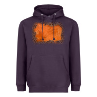Plum gemstone orange leopard background Heavyweight Hoodie - JahusDesignShop