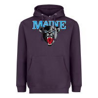 Plum maine black bears premier Heavyweight Hoodie - artisFamous