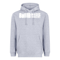 Heather Grey bomb the music industry Heavyweight Hoodie - artisFamous