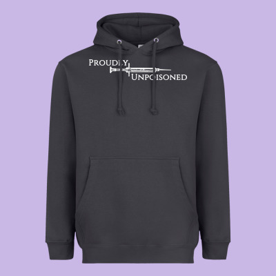 Proudly Unpoisoned Heavyweight Hoodie Designed By Artisfamous