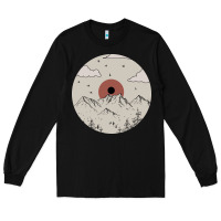 Black The Mountains Are Calling Long Sleeve Tee - Bettercallsaul