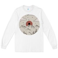 White The Mountains Are Calling Long Sleeve Tee - Bettercallsaul
