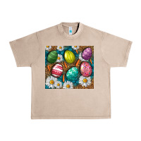French Oak Easter Eggs Tumbler Urban Heavy Tee - BundleAndBundleShop