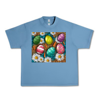 Pebble Blue Easter Eggs Tumbler Urban Heavy Tee - BundleAndBundleShop