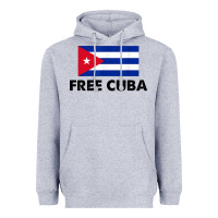 Heather Grey free cuba  sos cuba cuba pride nuestra cuba Heavyweight Hoodie - artisFamous