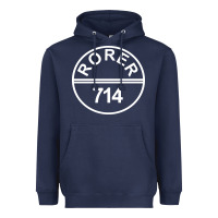 Navy rorer 714 Heavyweight Hoodie - artisFamous