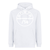White rorer 714 Heavyweight Hoodie - artisFamous