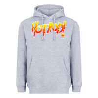Heather Grey rowdy roddy piper hot rod vintage, Heavyweight Hoodie - artisFamous