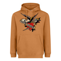 Meerkat sailor jerry tattoo art military mermaid Heavyweight Hoodie - artisFamous