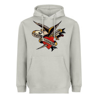 Moon Dust sailor jerry tattoo art military mermaid Heavyweight Hoodie - artisFamous
