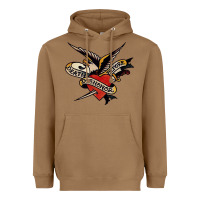 Toasted Coconut sailor jerry tattoo art military mermaid Heavyweight Hoodie - artisFamous