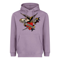 Lavender sailor jerry tattoo art military mermaid Heavyweight Hoodie - artisFamous