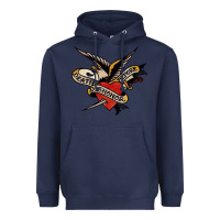 Navy sailor jerry tattoo art military mermaid Heavyweight Hoodie - artisFamous