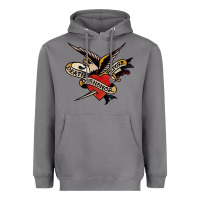 Storm sailor jerry tattoo art military mermaid Heavyweight Hoodie - artisFamous