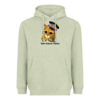 Matcha cat tama train station master Heavyweight Hoodie - artisFamous