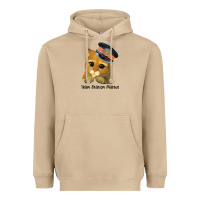 Mushroom cat tama train station master Heavyweight Hoodie - artisFamous