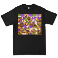 Black Mardi Gras with king cake tumbler Premium Tee - HowdyJamesFarm