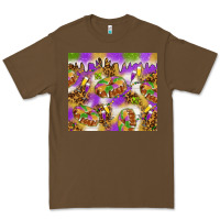 Cacao Mardi Gras with king cake tumbler Premium Tee - HowdyJamesFarm