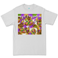 Dove Grey Mardi Gras with king cake tumbler Premium Tee - HowdyJamesFarm
