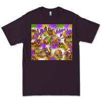 Plum Mardi Gras with king cake tumbler Premium Tee - HowdyJamesFarm
