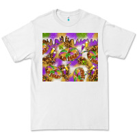 White Mardi Gras with king cake tumbler Premium Tee - HowdyJamesFarm