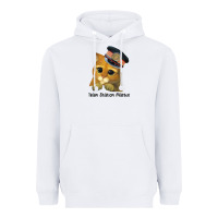White cat tama train station master Heavyweight Hoodie - artisFamous