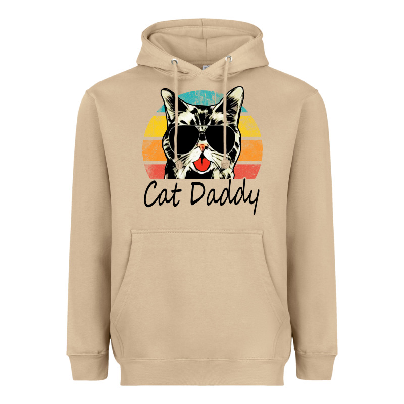 Cat Daddy Vintage Heavyweight Hoodie by artisFamous | Teevron