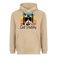 Mushroom cat daddy vintage Heavyweight Hoodie - artisFamous