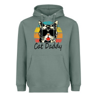 Sage cat daddy vintage Heavyweight Hoodie - artisFamous