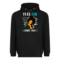 Black juneteenth free ish since 1865 black Heavyweight Hoodie - artisFamous