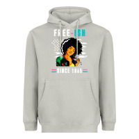 Moon Dust juneteenth free ish since 1865 black Heavyweight Hoodie - artisFamous