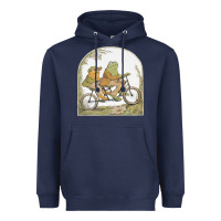 Navy frog and toad Heavyweight Hoodie - artisFamous