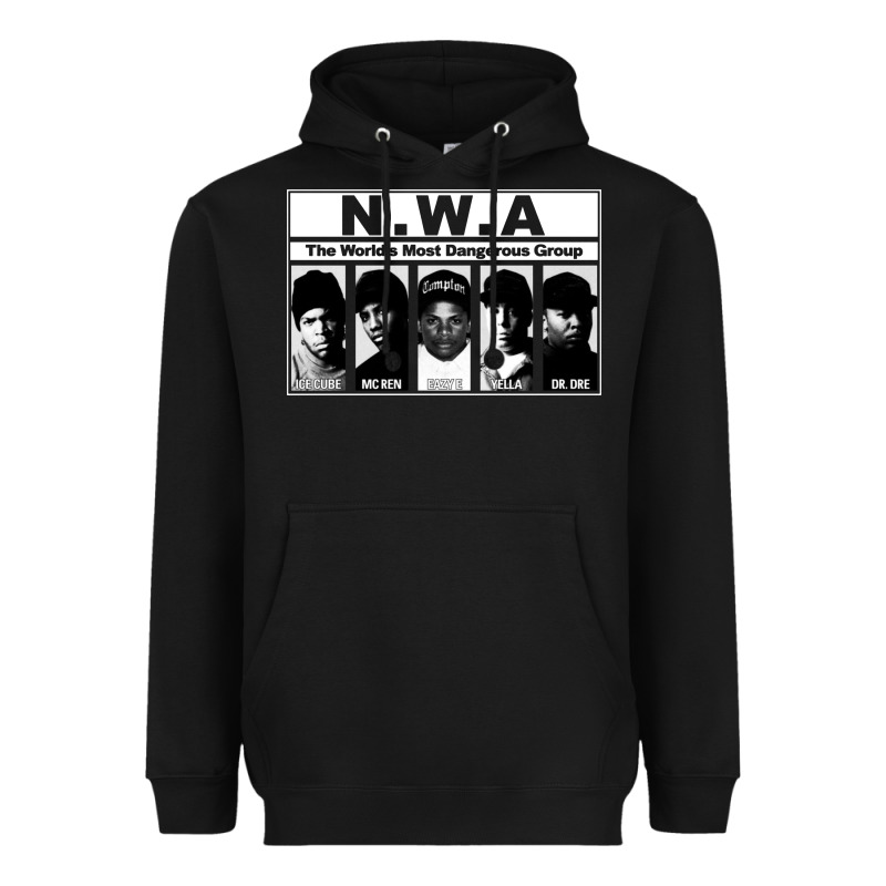 N W A Heavyweight Hoodie by artisFamous | Teevron