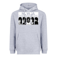 Heather Grey n w a Heavyweight Hoodie - artisFamous