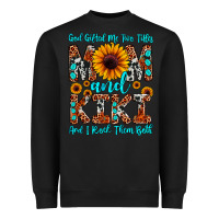 Black god gifted me two titles mom and kiki and i rock t Heavyweight Sweatshirt - JahusDesignShop