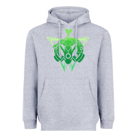 Heather Grey rayquaza Heavyweight Hoodie - artisFamous