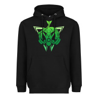 Black rayquaza Heavyweight Hoodie - artisFamous