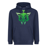 Navy rayquaza Heavyweight Hoodie - artisFamous